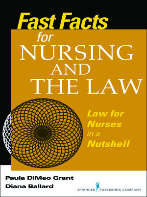 cover image of Fast Facts About Nursing and the Law